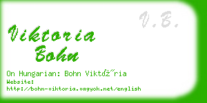 viktoria bohn business card